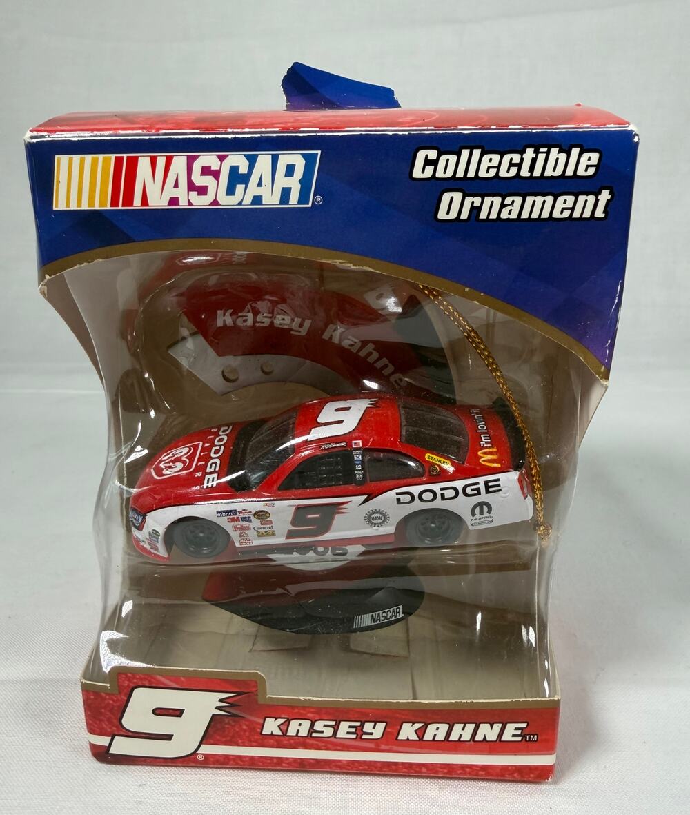 2006 NASCAR Kasey Kahne #9 Trevco Collectible Ornament Dodge Race Car NIB